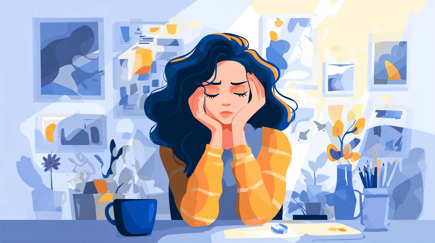 How to Use Visualization Techniques to Cope with Stress