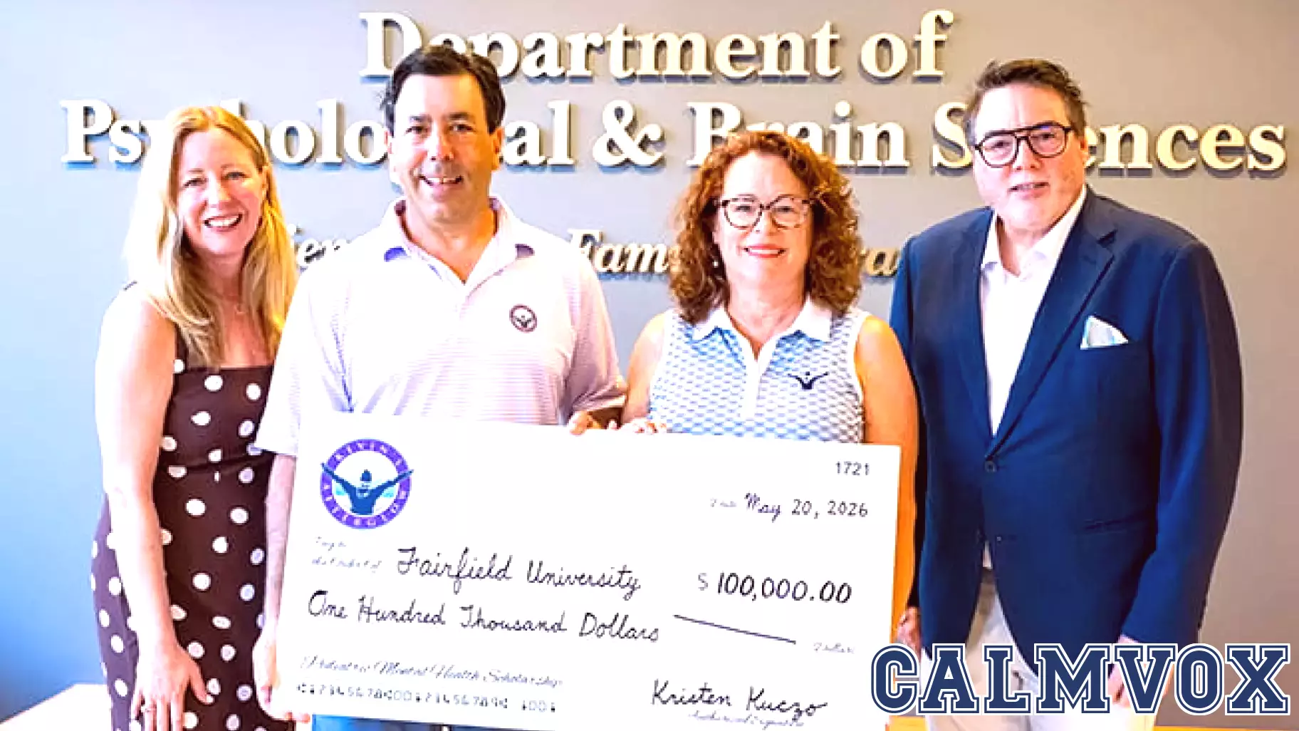 Kevin’s Afterglow Awards $100,000 to Fairfield Meditz’s Psychology and Behavioral Neuroscience Department